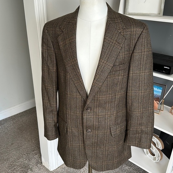Brooks brothers men's jacket / blazer / multi-Plaid sports coat - Picture 1 of 5